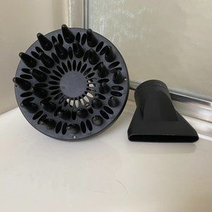 Hair Diffuser & Concentrator Attachments for Hair Dryer -- NWOT